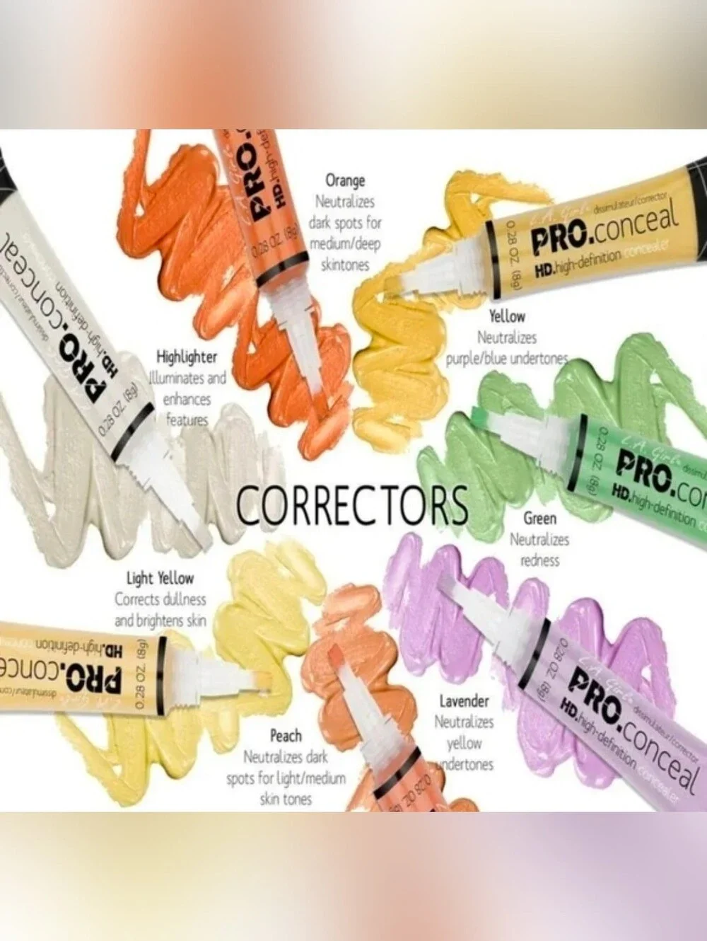 L.A. Girl HD Pro.Conceal HD High Definition Concealer in Lavender (GC993) BNIB